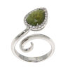 anello-oro-bianco-diamanti-zaffiro-verde-aida-flat-ddonna-gioielli