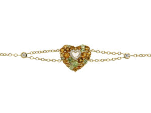 bracciale-oro-giallo-diamanti-peridoto-citrini-aurora-ddonna-gioielli