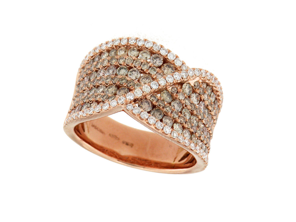 anello-oro-rosa-diamanti-ct-0,40-diamanti-brown-ct-1,56-twister-ddonna-gioielli