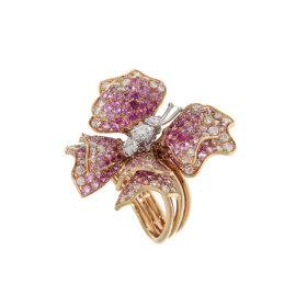 anello-oro-rosa-diamanti-zaffiri-rosa-butterfly-ddonna-gioielli