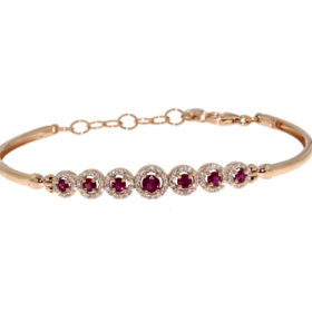 bracciale-oro-rosa-diamanti-rubini-dolce-vita-ddonna-gioielli