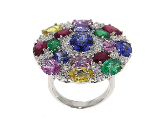 anello-oro-bianco-diamanti-tanzaniti-pietre-preziose-sahara-ddonna-gioielli